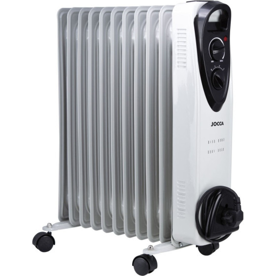 Jocca Oil Filled Radiator 11 Elements 2500W White - (J-2208)