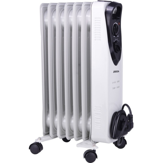 Jocca Oil Filled Radiator 7 Elements 1500W White - (J-2204)