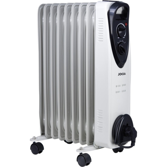 Jocca Oil Filled Radiator 9 Elements 2000W White - (J-2207)