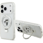 Karl Lagerfeld Ringstand Karl And Choupette Magsafe Case For Iphone 17 Pro White - (KLHMP17LHMRSKCH)
