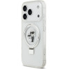 Karl Lagerfeld Ringstand Karl And Choupette Magsafe Case For Iphone 17 Pro White - (KLHMP17LHMRSKCH)