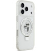 Karl Lagerfeld Ringstand Karl And Choupette Magsafe Case For Iphone 17 Pro White - (KLHMP17LHMRSKCH)