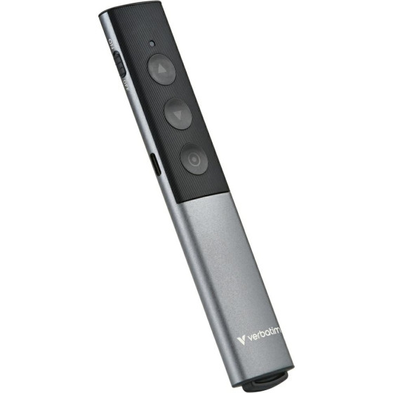 Verbatim Presenter Agenda With Laser Pointer Grey - (32366)