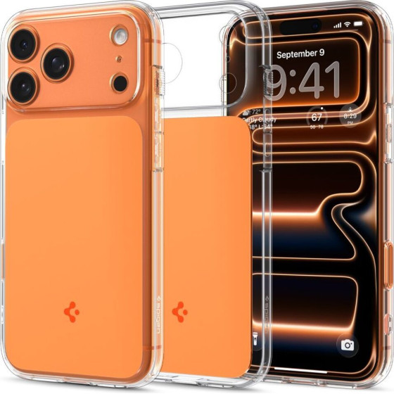 Spigen Ultra Hybrid ''T'' Mag Magsafe Iphone 17 Pro Glossy Orange - (ACS10477)