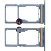 Samsung A17 4G A175 Dual Sim Card + Memory Holder Blue Original Service Pack - (GH98-50471D)