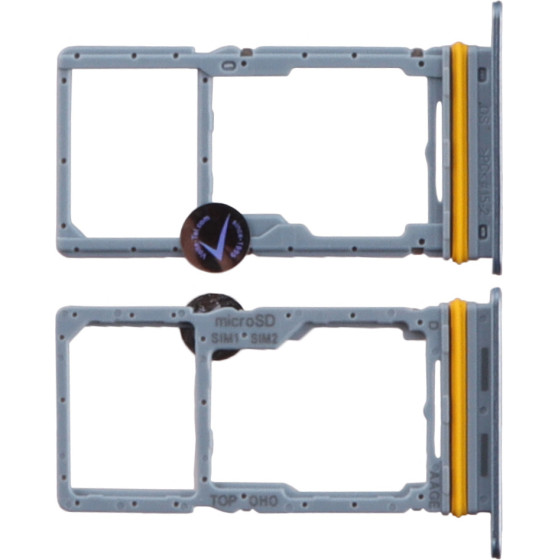 Samsung A17 4G A175 Dual Sim Card + Memory Holder Blue Original Service Pack - (GH98-50471D)