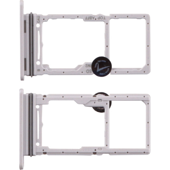 Samsung A26 5G A266 Dual Sim Card + Memory Holder White Original Service Pack - (GH98-50024B)
