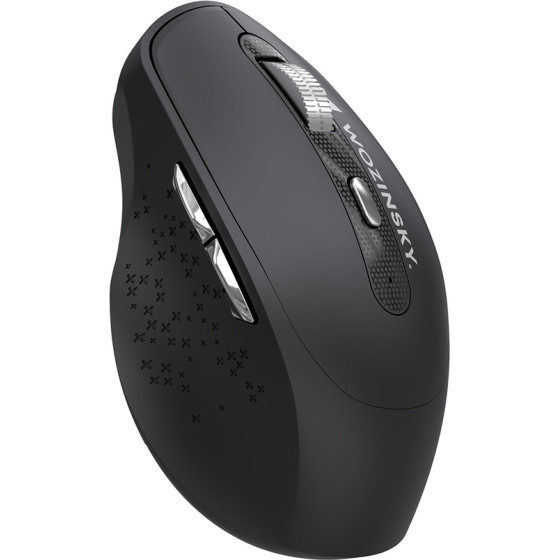 Wozinsky Ergonomic Wireless Mouse - Black - (WMGK-1134)
