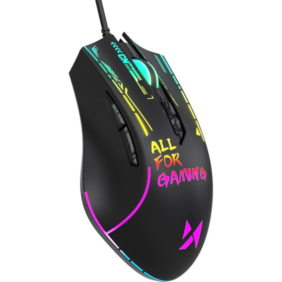 Wozinsky Wired Optical Gaming Mouse 7200 Dpi - Black - (WMGK-7200)