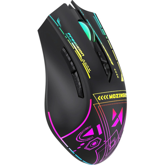 Wozinsky WMGB-3200 Wireless Optical Gaming Mouse 3200 Dpi - Black - (WMGB-7200)