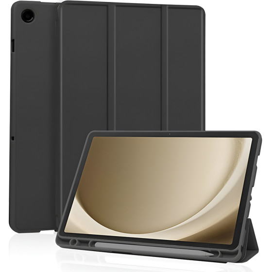 Techsuit - Flex Trifold (With Pencil Holder) - Samsung Galaxy Tab A11 Plus / A9 Plus - Black