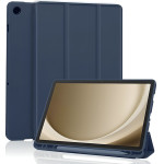 Techsuit - Flex Trifold (With Pencil Holder) - Samsung Galaxy Tab A11 Plus / A9 Plus - Dark Blue