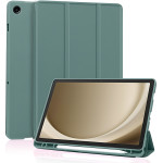 Techsuit - Flex Trifold (With Pencil Holder) - Samsung Galaxy Tab A11 Plus / A9 Plus - Green