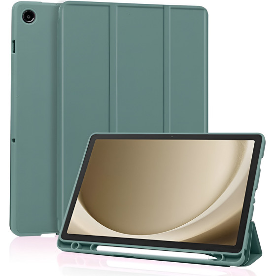 Techsuit - Flex Trifold (With Pencil Holder) - Samsung Galaxy Tab A11 Plus / A9 Plus - Green