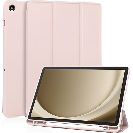 Techsuit - Flex Trifold (With Pencil Holder) - Samsung Galaxy Tab A11 Plus / A9 Plus - Pink