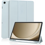 Techsuit - Flex Trifold (With Pencil Holder) - Samsung Galaxy Tab A11 Plus / A9 Plus - Sky Blue