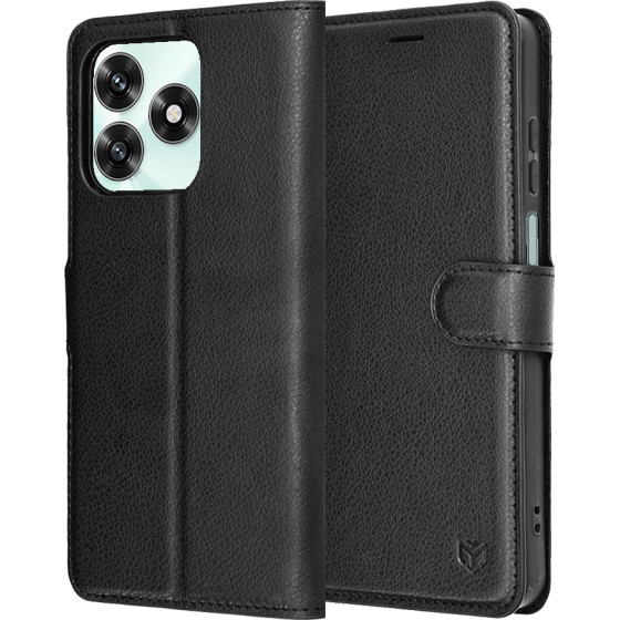 Techsuit - Leather Folio - Honor X5c Plus - Black