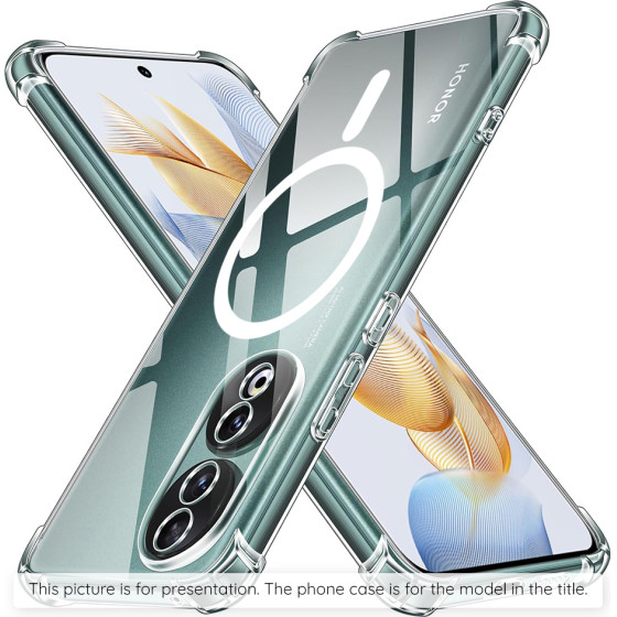Techsuit - Shockproof Clear Silicone Magsafe - Xiaomi 17 - Clear