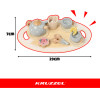 Kruzzel Children's Tea Set Gray 26394 - (18725-0)