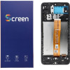OG Lcd Display For Samsung A12 A125F/U/W/M Oem With frame