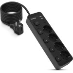 Huslog Power Strip With 5 switches
