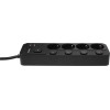 Huslog Power Strip With 5 switches