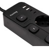 Huslog Power Strip With 5 switches