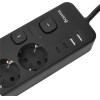 Huslog Power Strip With 5 switches