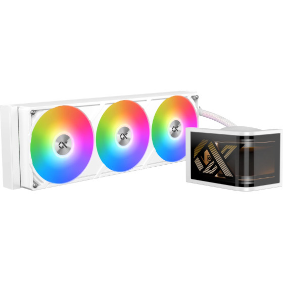 Xigmatek Water Cooling Connect Ultra 360 Arctic - 6.8 Inch Curve Amoled Display - (EN48388)