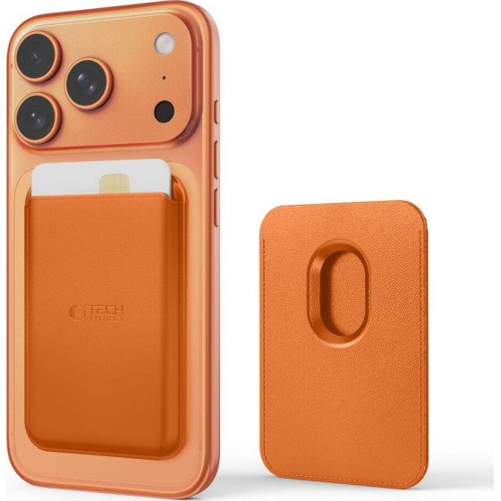 Tech-Protect Magwallet Magsafe Universal Magnetic Card Holder ORANGE