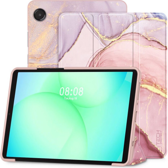Tech-Protect Smartcase Galaxy Tab A9 / A11 8.7 X110 / X115 / X133 / X135 MARBLE