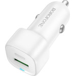 Borofone - Car Charger Cloud (BZ34B) - Type-C, USB, PD20W, QC3.0, Dual Port, 38W, Abs - White