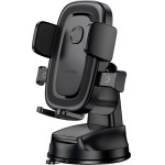 Borofone - Car Holder Follower - For Windshield/Dashboard, 4.5-7.0iNch - Black - (BH132)