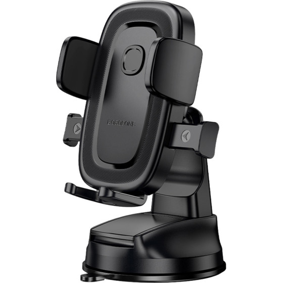 Borofone - Car Holder Follower - For Windshield/Dashboard, 4.5-7.0iNch - Black - (BH132)