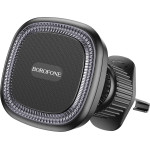 Borofone - Car Holder Ice - Magnetic, For Air Vent, 360� Adjust - Black Gray - (BH96)
