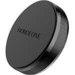 Borofone - Car Holder Plane - For Dashboard, Magnetic, Aluminum Alloy - Black - (BH7)