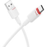 Borofone - Data Cable Beneficio Series (BX110) - Premium Line, Usb To Type-C, High-quality, Fast Charging, 3A, 1m - White