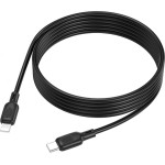 Borofone - Data Cable Lenny Series (BX113) - Type-C To Lightning, 3A, 27W, Silicone, 2m - Black