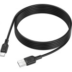 Borofone - Data Cable Lenny Series (BX113) - Usb To Type-C, Silicone, 3A, 2m - Black