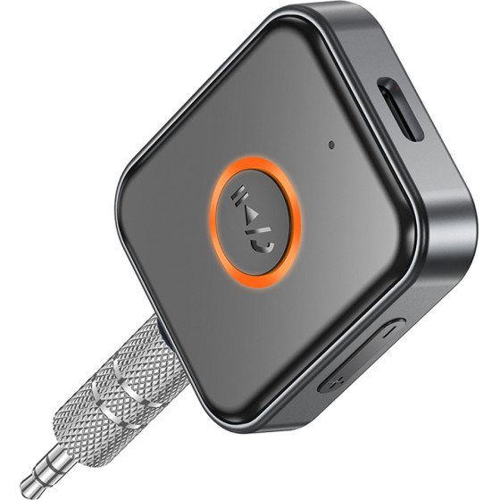 Borofone - Wireless Audio Receiver Suave - Bluetooth 5.3 Adapter, 150mAh, Jack 3.5mm - Black - (BC55)