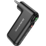 Borofone - Wireless Audio Receiver Wideway - Bluetooth 5.0 Adapter, 150mAh, Jack 3.5mm - Black - (BC35)