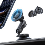 ESR - Car Holder Omnilock - For Dashboard, 360�, Magnetic, Flexible Ball-Joint Arm, Aluminum - Black/Carbon Fiber - (2B5240162)