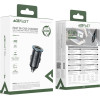 Acefast ��������� ����������� 1xUSB-C 1xUSB-A PD65W QC3.0 ������������ �� ������� ���� - (B15)