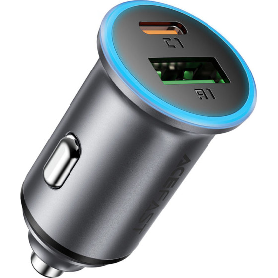 Acefast ��������� ����������� 1xUSB-C 1xUSB-A PD65W QC3.0 ������������ �� ������� ���� - (B15)