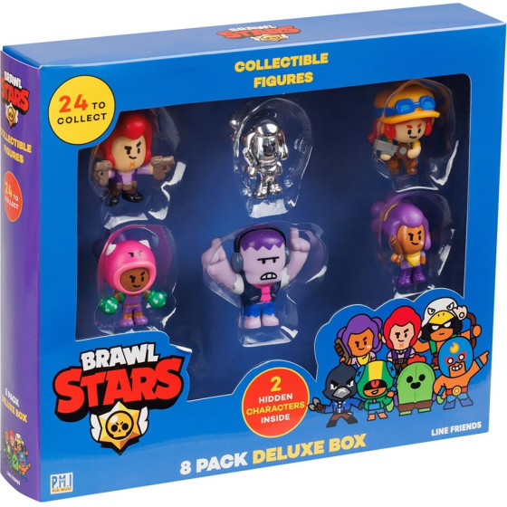 P.M.I. Kids World Brawl Stars S1 Figures - 8 Pack Deluxe Box VER.C - (BRW2070C)