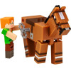 P.M.I. Kids World Minecraft S2 3D WIND-Up Toy - Alex & Horse - (MC1015B)