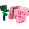 P.M.I. Kids World Minecraft S2 3D WIND-Up Toy - Baby Zombie & Pig - (MC1015D)