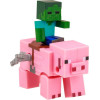 P.M.I. Kids World Minecraft S2 3D WIND-Up Toy - Baby Zombie & Pig - (MC1015D)