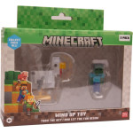 P.M.I. Kids World Minecraft S2 3D WIND-Up Toy - Chicken & Jockey - (MC1015E)