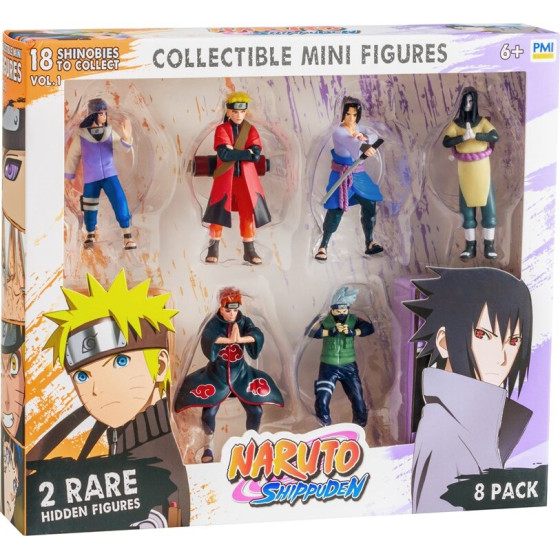 P.M.I. Kids World Naruto Shippuden Figures - 8 Pack Deluxe Edition VER. B - (NSH2070B)
